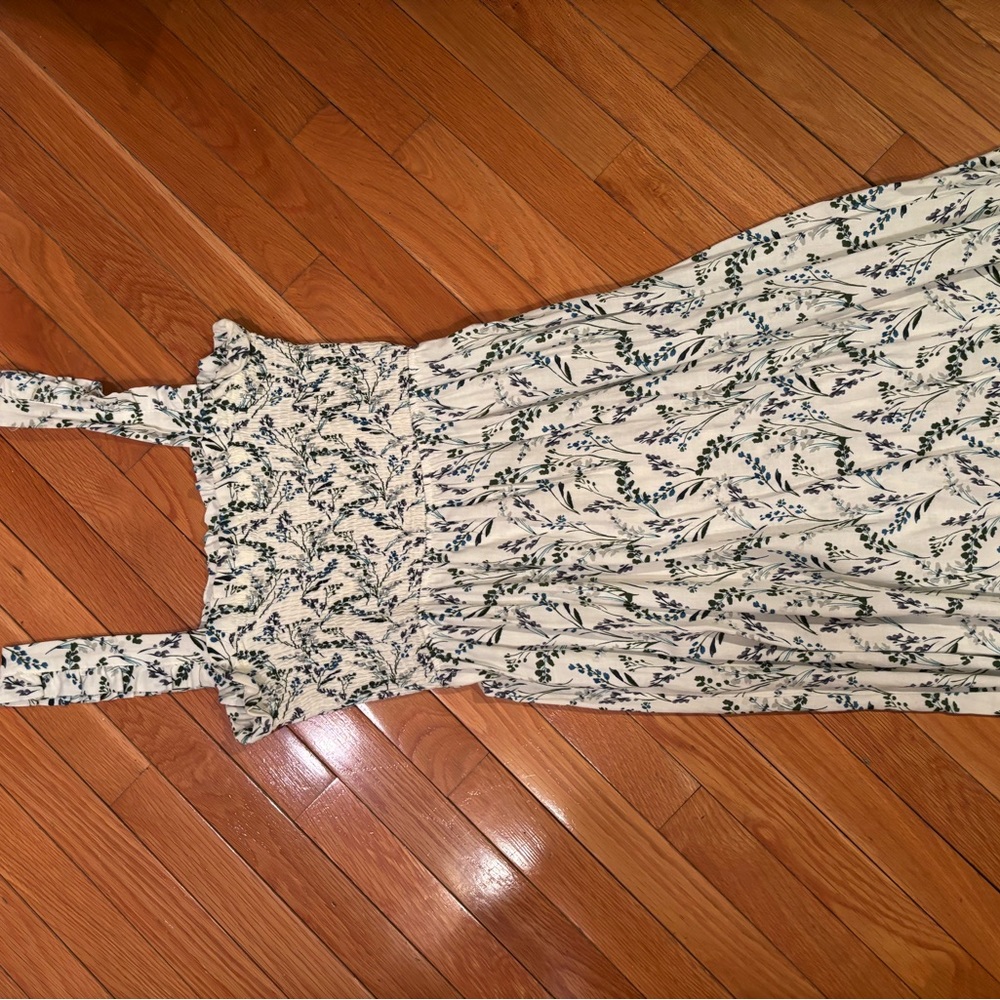 Zara Floral cinched top Maxi Dress - Picture 4 of 8